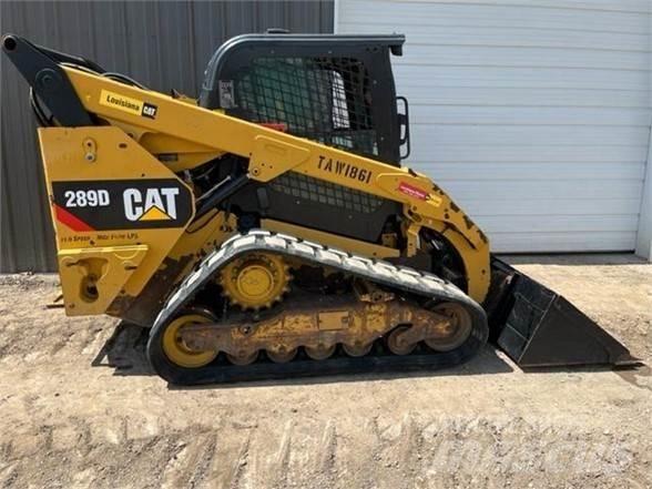 CAT 289D Krautuvai su šoniniu pasukimu
