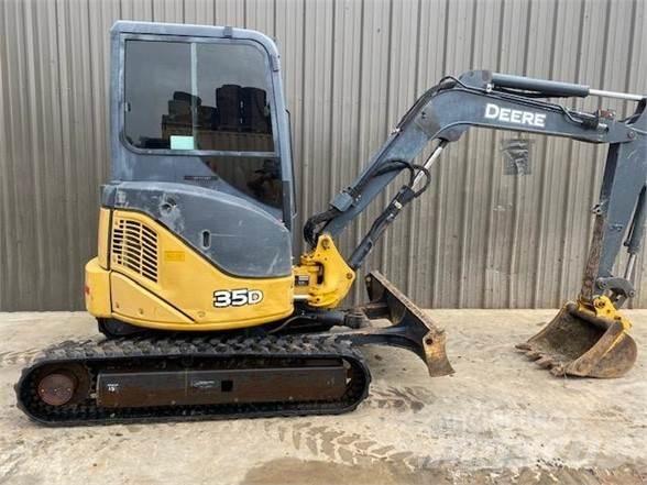 John Deere 35D Mini ekskavatoriai < 7 t