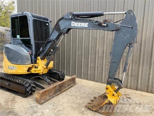 John Deere 35D Mini ekskavatoriai < 7 t