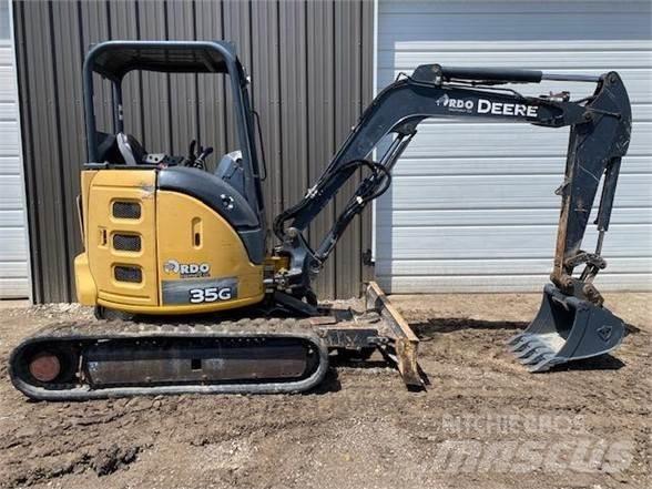 John Deere 35G Mini ekskavatoriai < 7 t