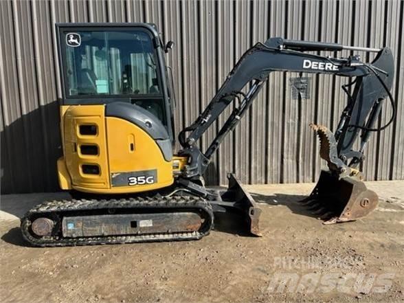 John Deere 35G Mini ekskavatoriai < 7 t