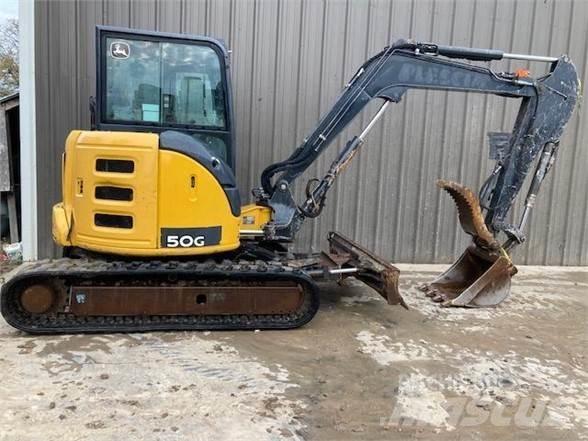 John Deere 50G Mini ekskavatoriai < 7 t