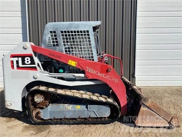 Takeuchi TL8 Krautuvai su šoniniu pasukimu