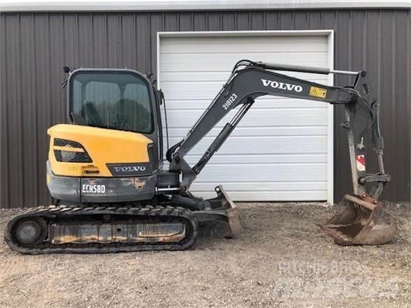 Volvo ECR58D Vikšriniai ekskavatoriai