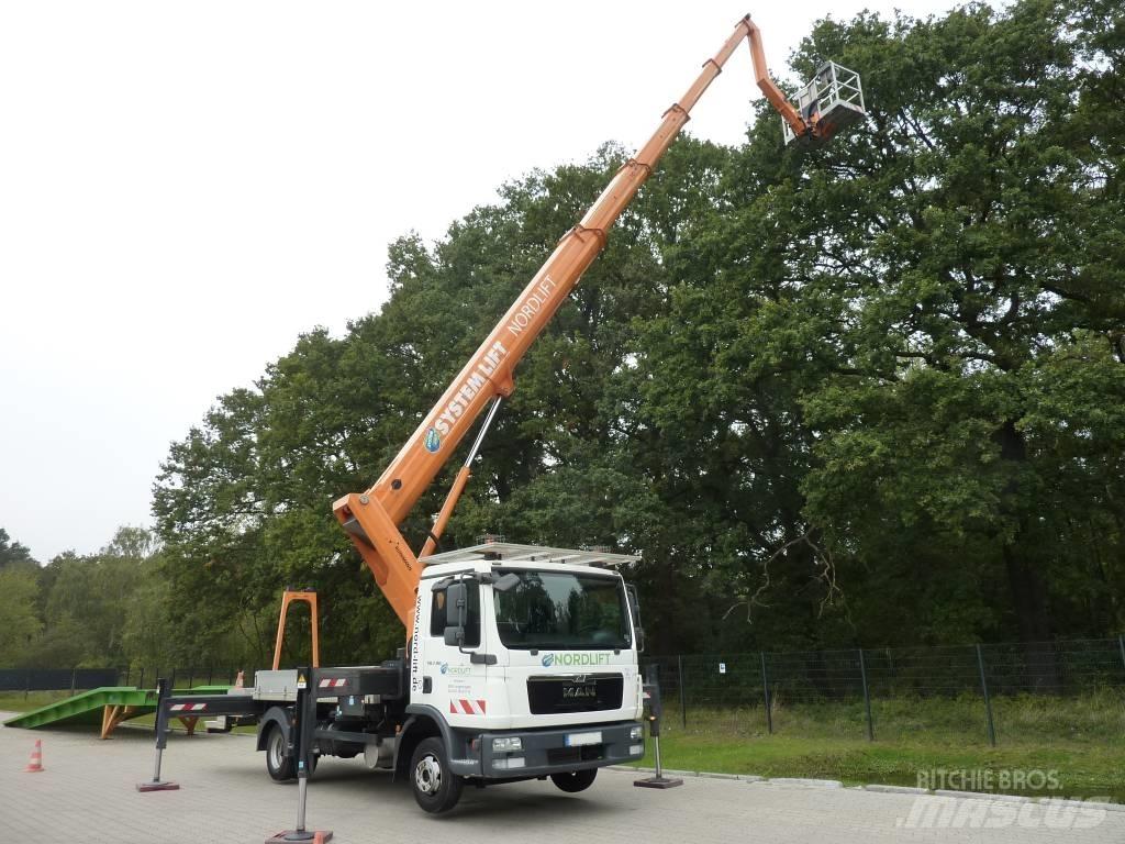 Ruthmann T 330 Ant vilkikų montuojamos kėlimo platformos