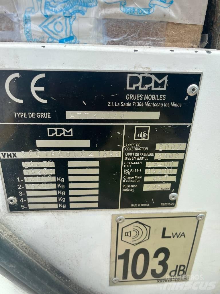 Terex PPM ATT 400/3 Visureigiai kranai