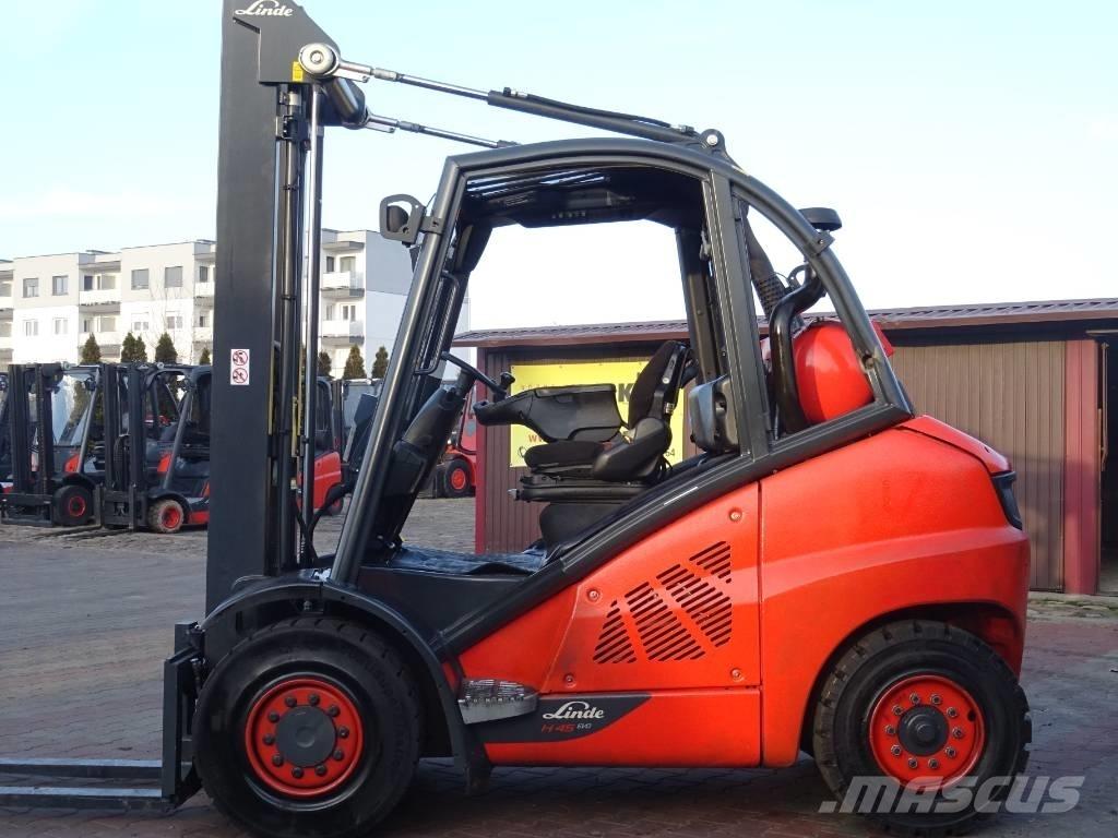 Linde H45T-02 LPG (dujiniai) krautuvai