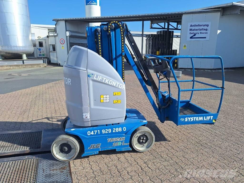 JLG Toucan 10 E-L Kiti keltuvai ir platformos