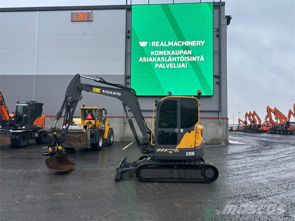 Volvo ecr58d Mini ekskavatoriai < 7 t