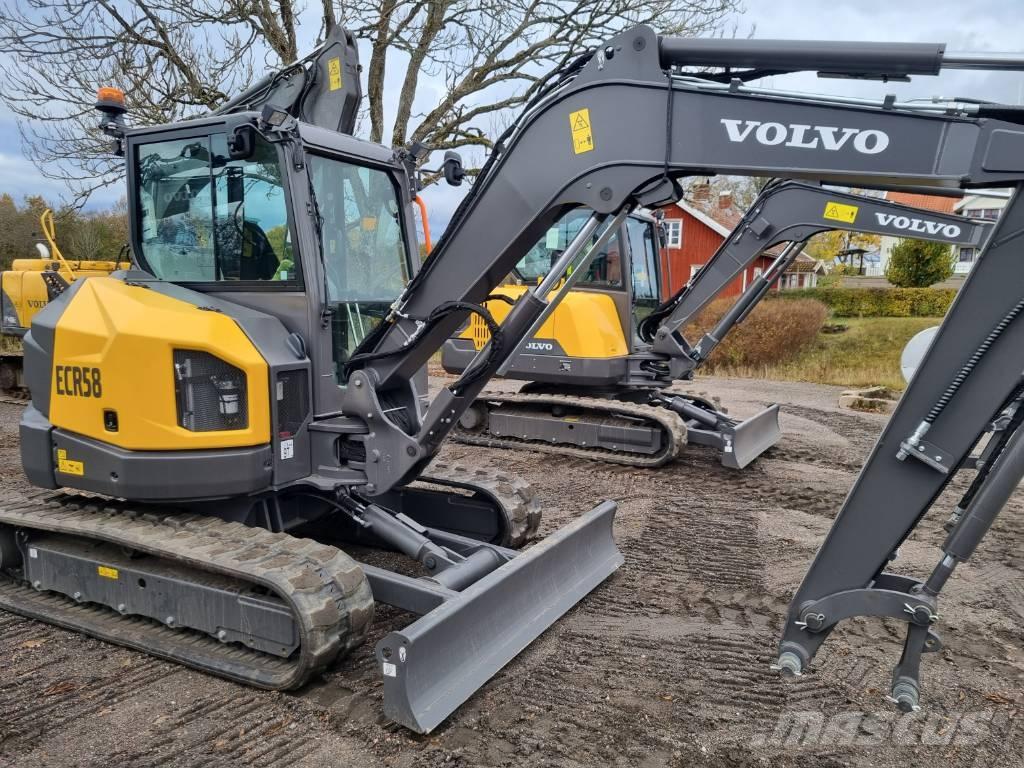 Volvo ECR58 F Mini ekskavatoriai < 7 t