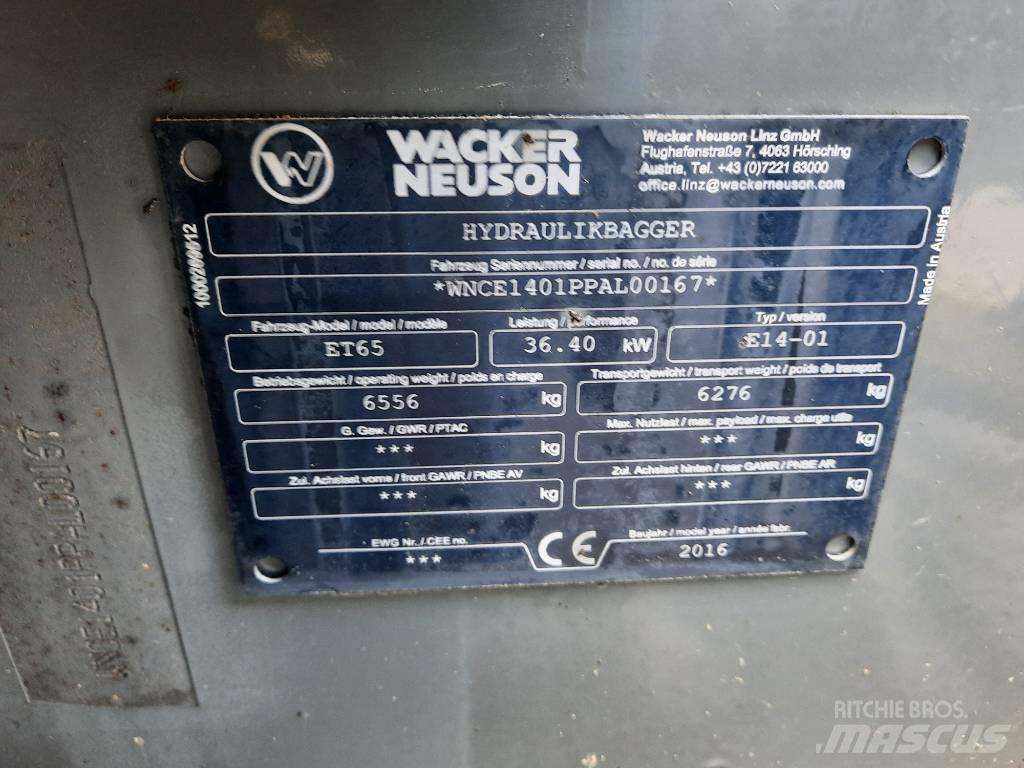 Wacker Neuson ET 65 Mini ekskavatoriai < 7 t