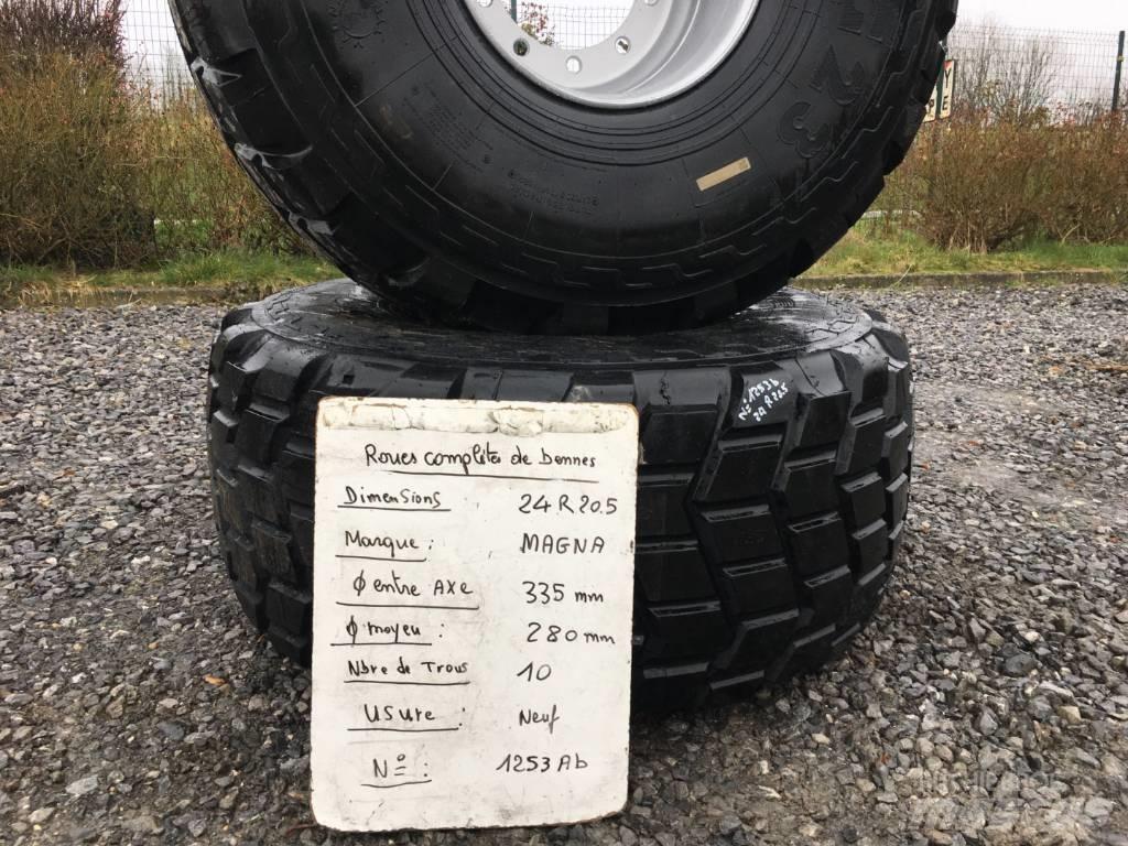  MAGNA TYRES 24R20.5 Padangos, ratai ir ratlankiai