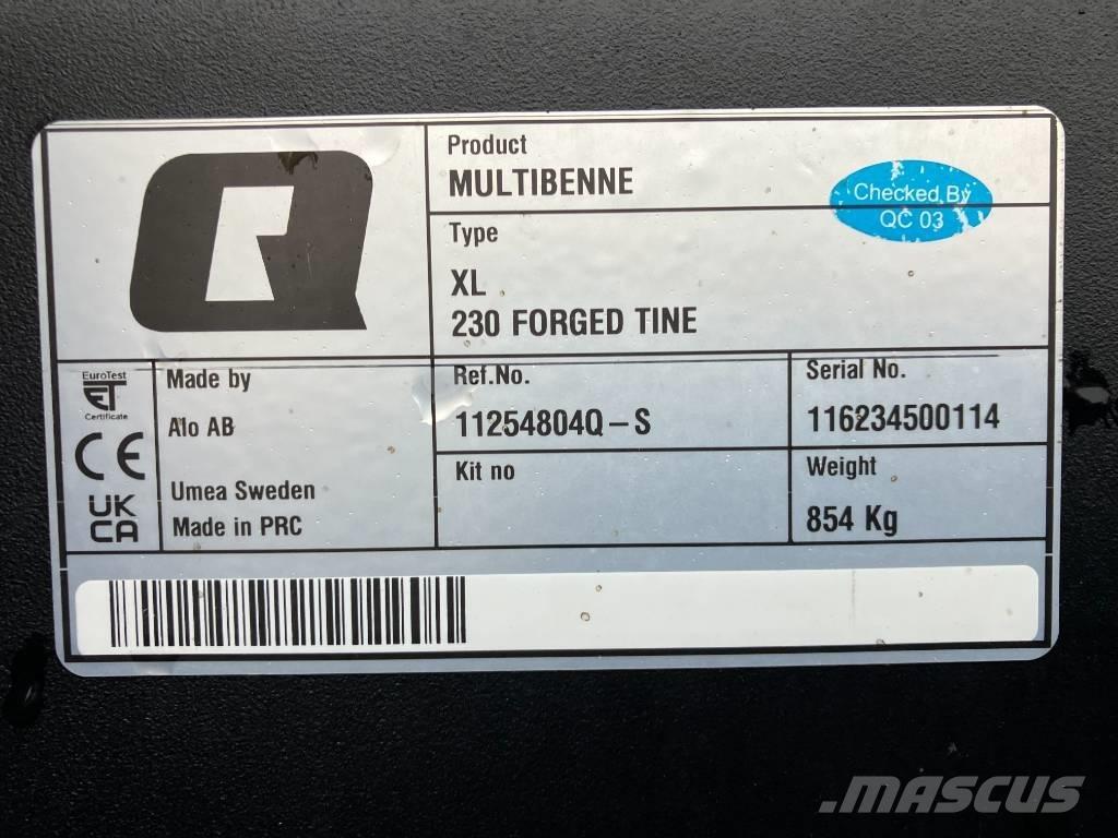 Ålö Multibenne XL Frontalinių krautuvų priedai