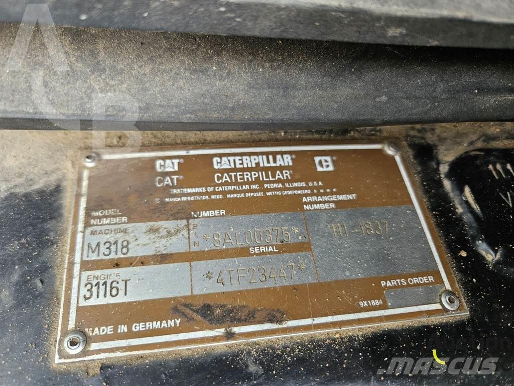 CAT M 318 C Ratiniai ekskavatoriai