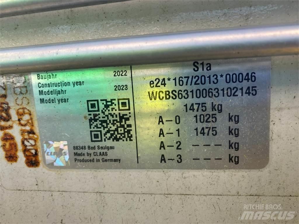 CLAAS VOLTO 1300 T Šieno grėbliai ir vartytuvai