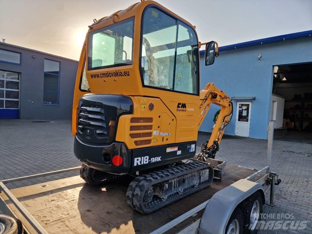 Hyundai R18-9AK Mini ekskavatoriai < 7 t