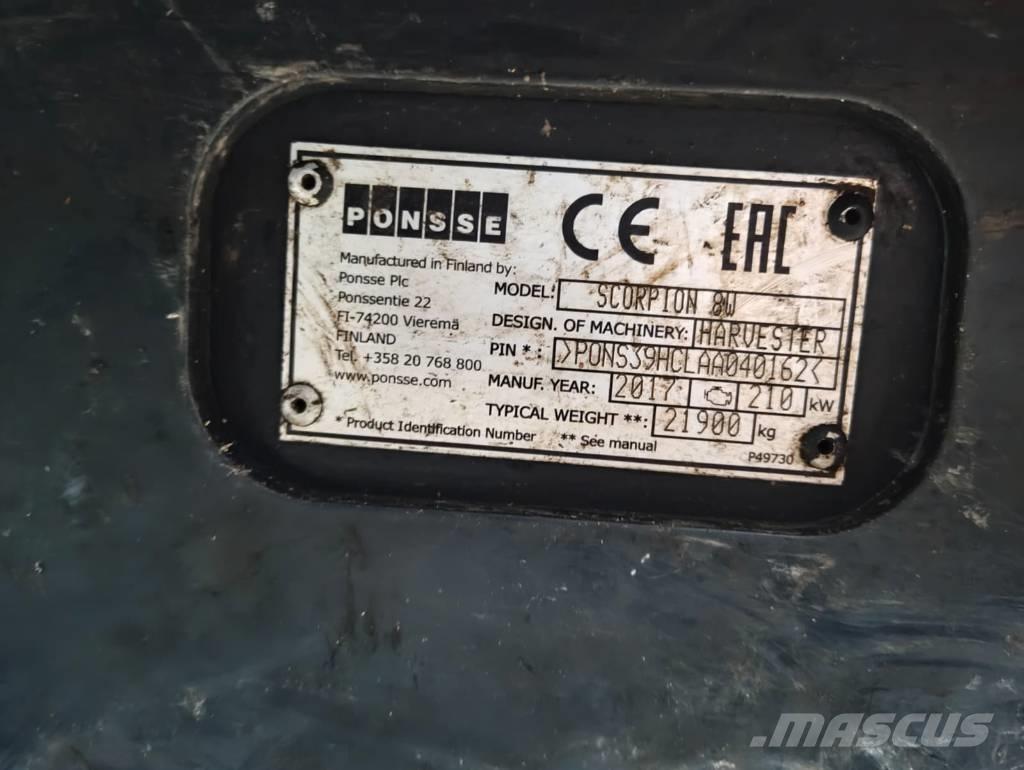 Ponsse Scorpion Miško technika (Harvesteriai)