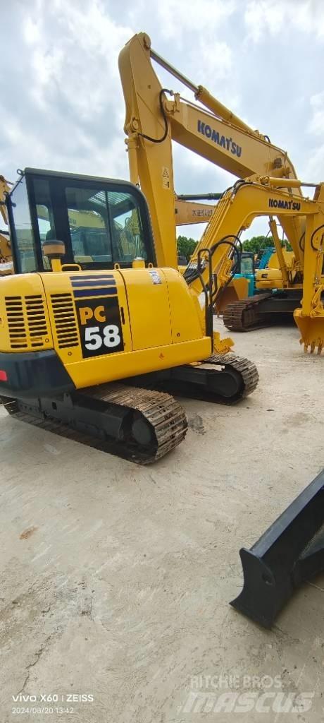 Komatsu PC 58 Mini ekskavatoriai < 7 t