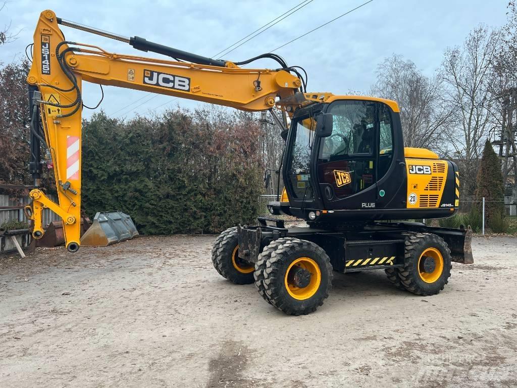 JCB JS 145 W+ TT4i Ratiniai ekskavatoriai