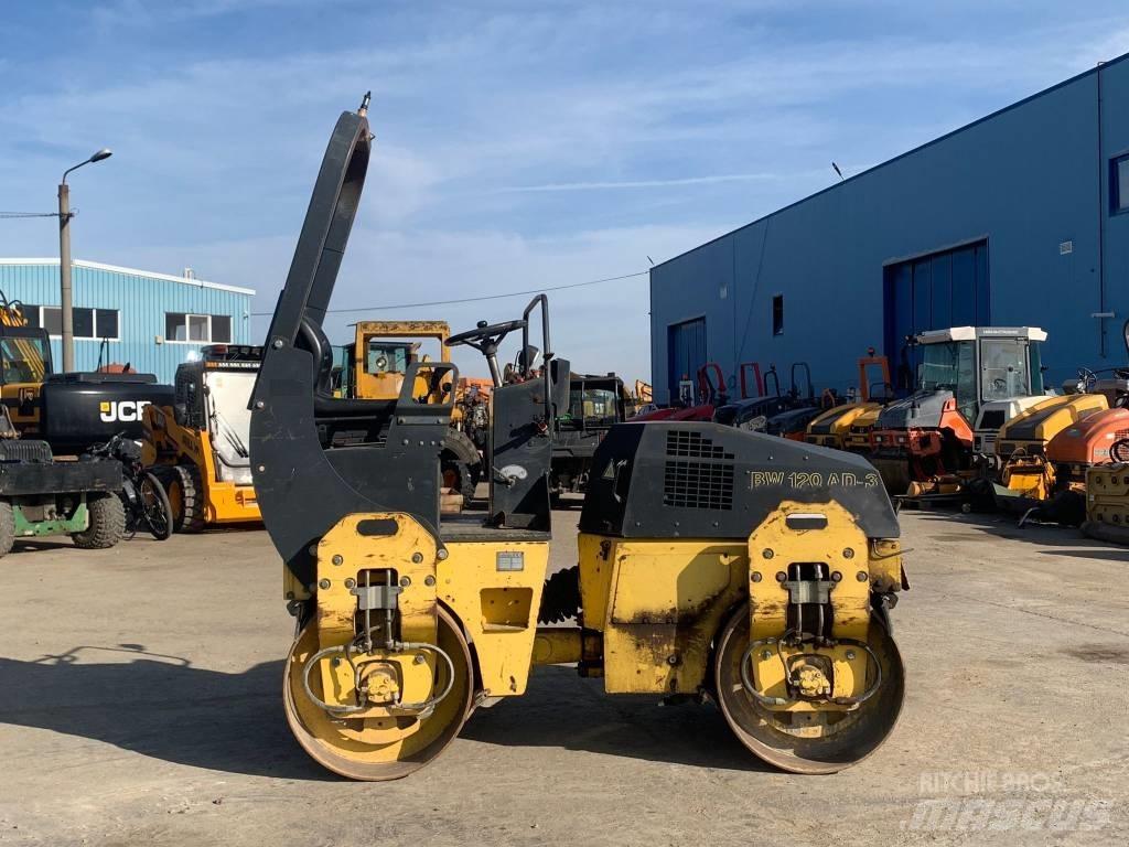 Bomag BW 120 AD-3 Porinių būgnų volai