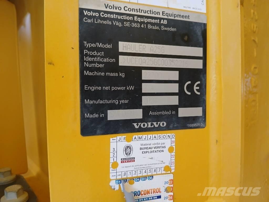 Volvo A 25 G Karjeriniai savivarčiai