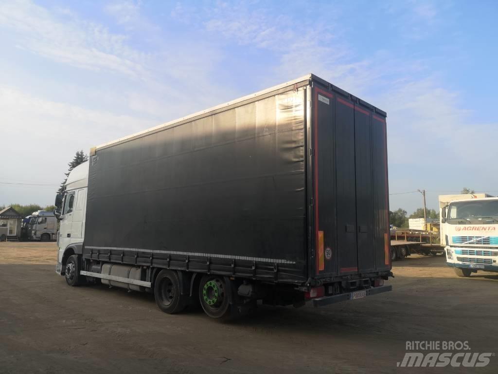 DAF XF 480 6x2 Jumbo Priekabos su tentu