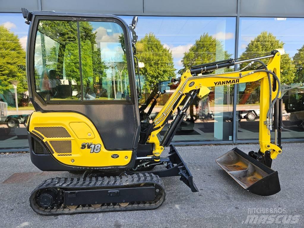 Yanmar SV 18 Mini ekskavatoriai < 7 t