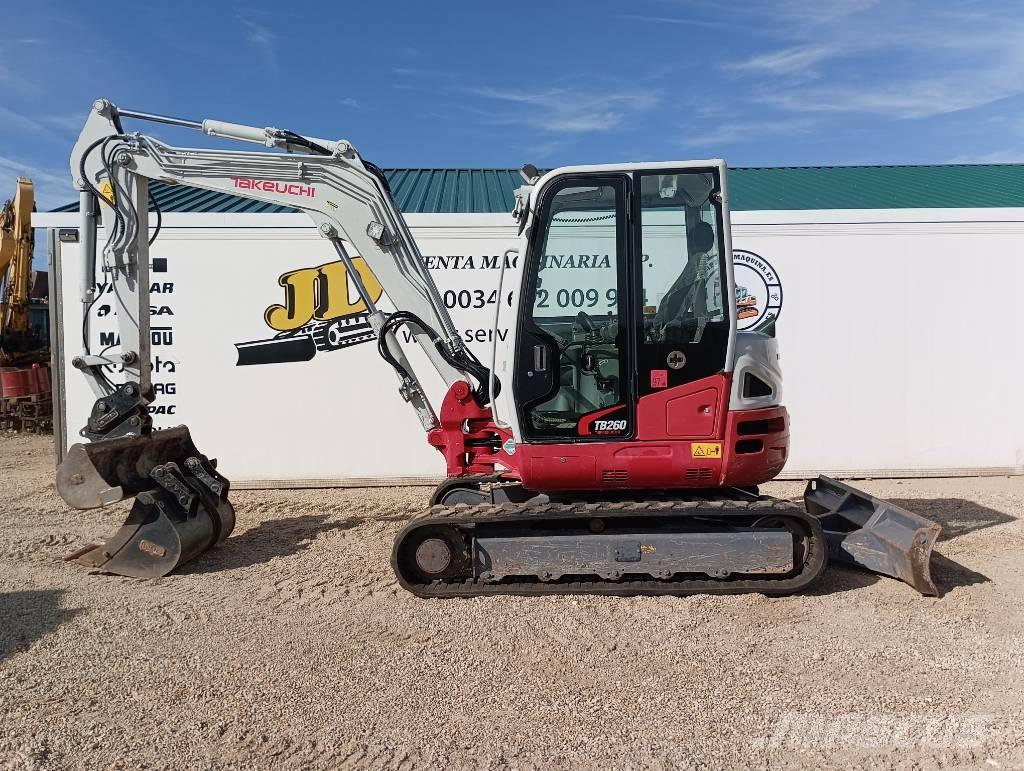 Takeuchi TB 260 Mini ekskavatoriai < 7 t