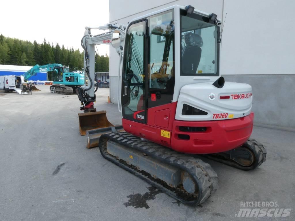 Takeuchi TB260 Mini ekskavatoriai < 7 t
