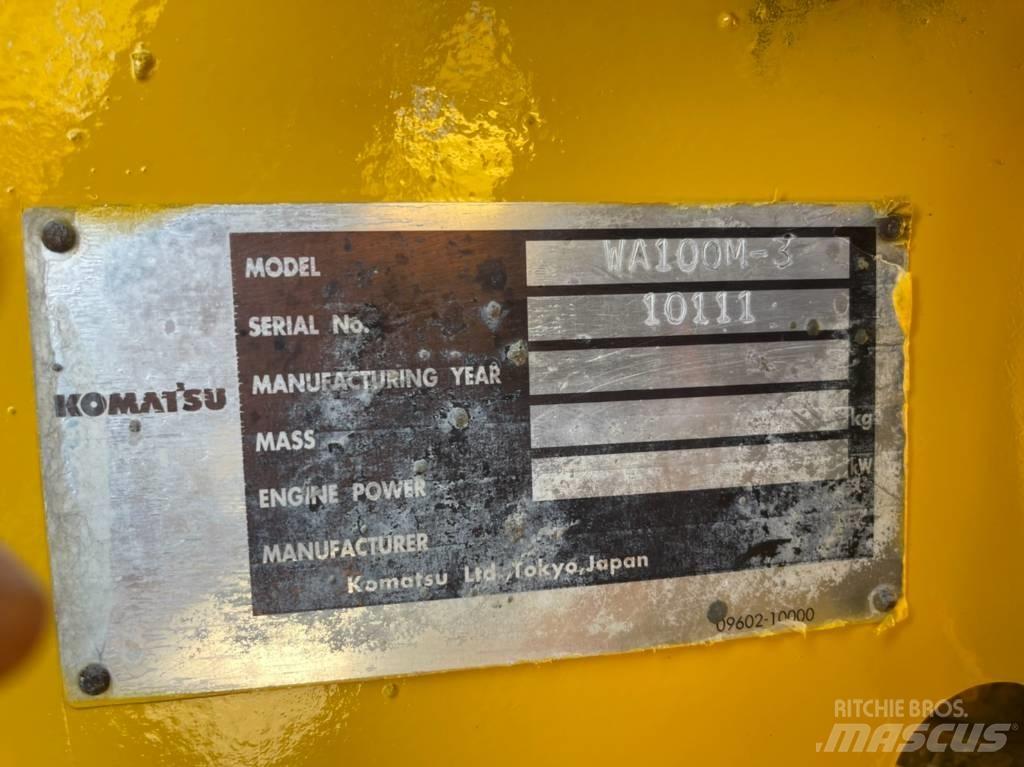 Komatsu WA100M-3 Naudoti ratiniai krautuvai