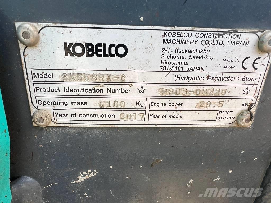 Kobelco SK 55 SRX-6 Mini ekskavatoriai < 7 t