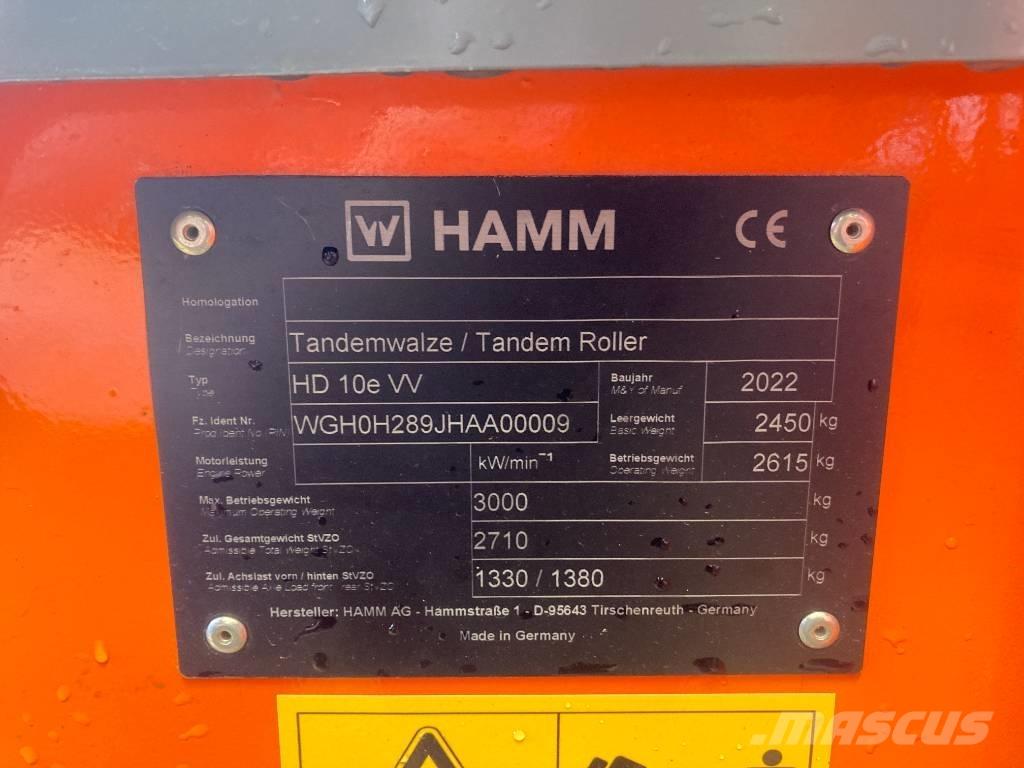 Hamm HD 10e VV H289 Gruntiniai volai