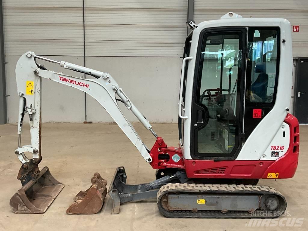 Takeuchi TB 216 Mini ekskavatoriai < 7 t