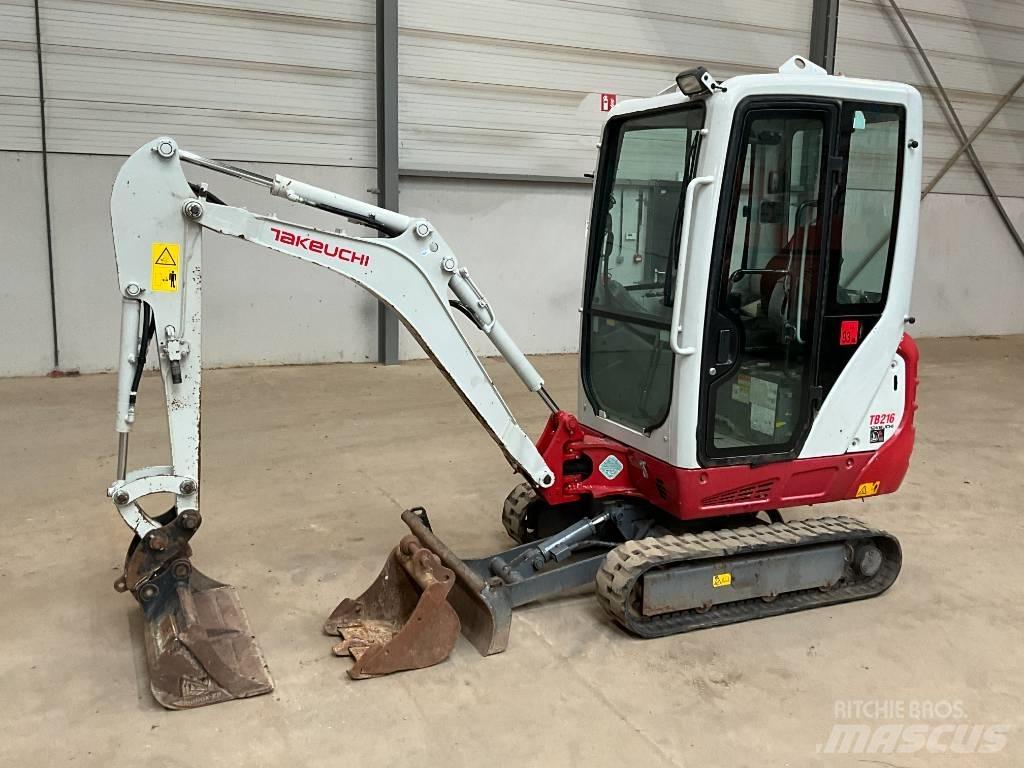 Takeuchi TB 216 Mini ekskavatoriai < 7 t