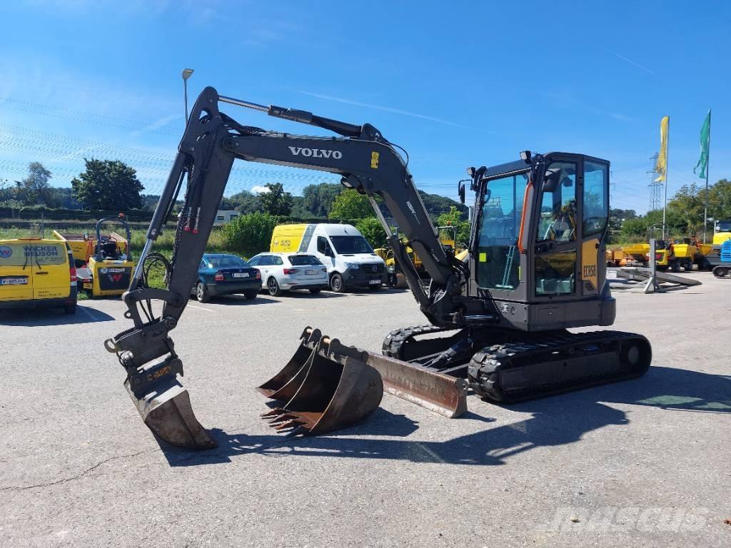 Volvo ECR 58 Vikšriniai ekskavatoriai