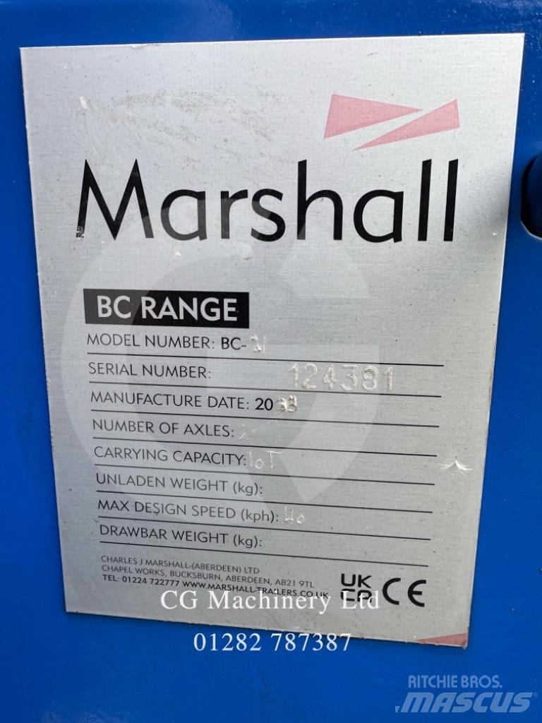 Marshall BC21 Ryšulių priekabos