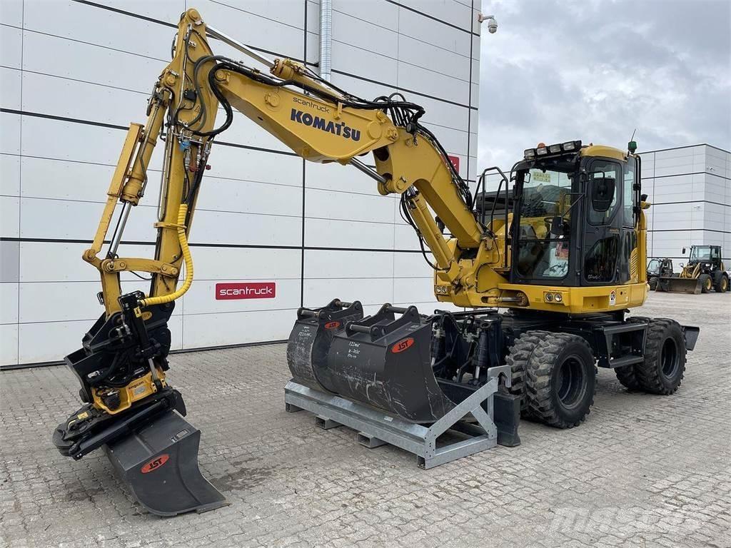Komatsu PW118MR-11 Ratiniai ekskavatoriai