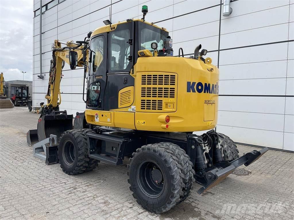 Komatsu PW118MR-11 Ratiniai ekskavatoriai