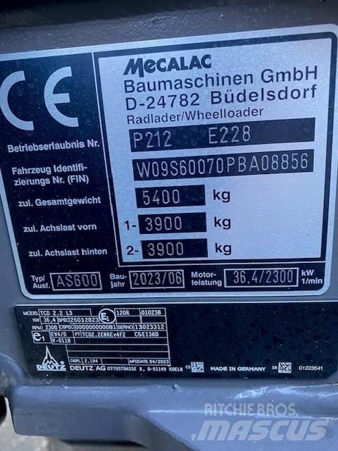 Mecalac AS600 Naudoti ratiniai krautuvai