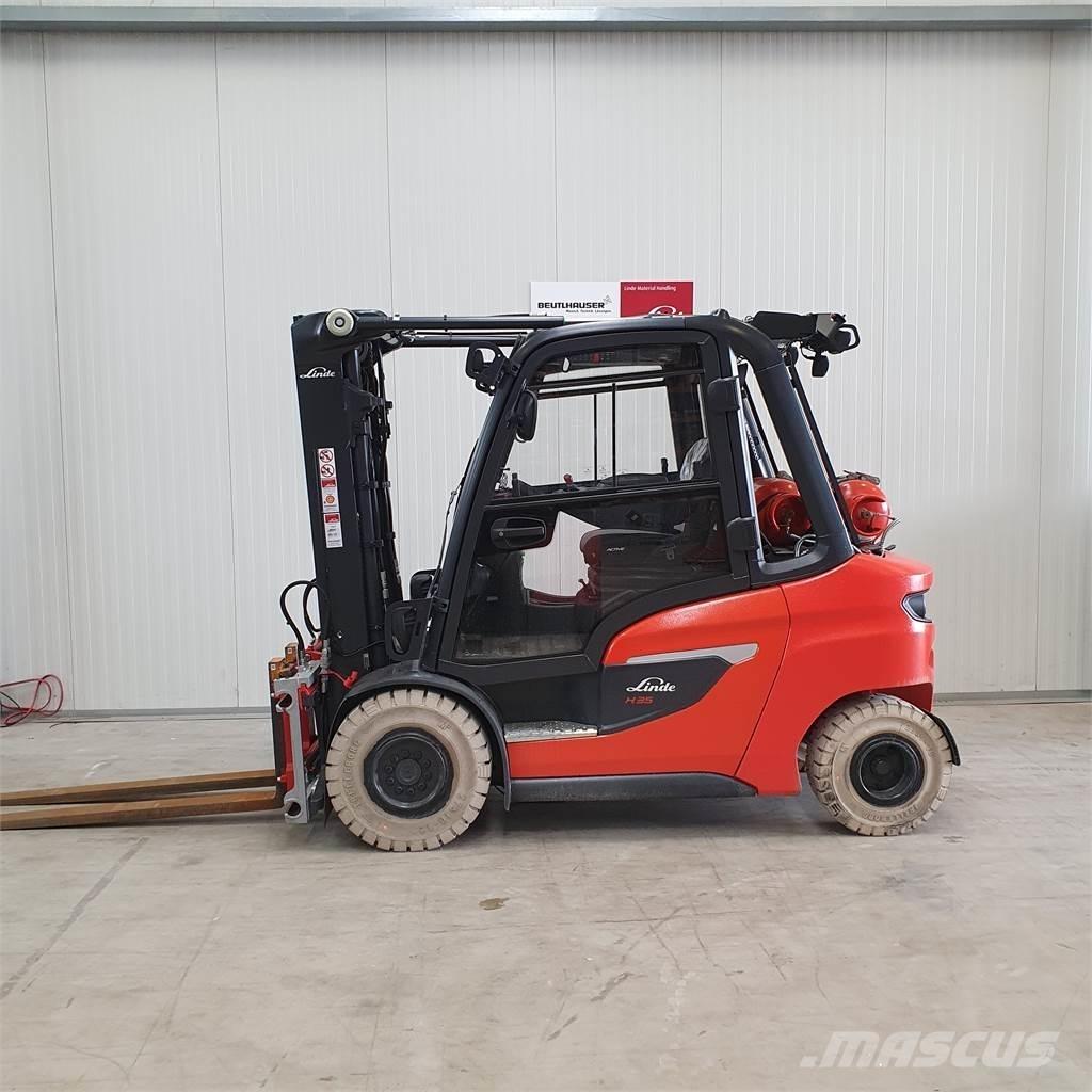 Linde H35T LPG (dujiniai) krautuvai