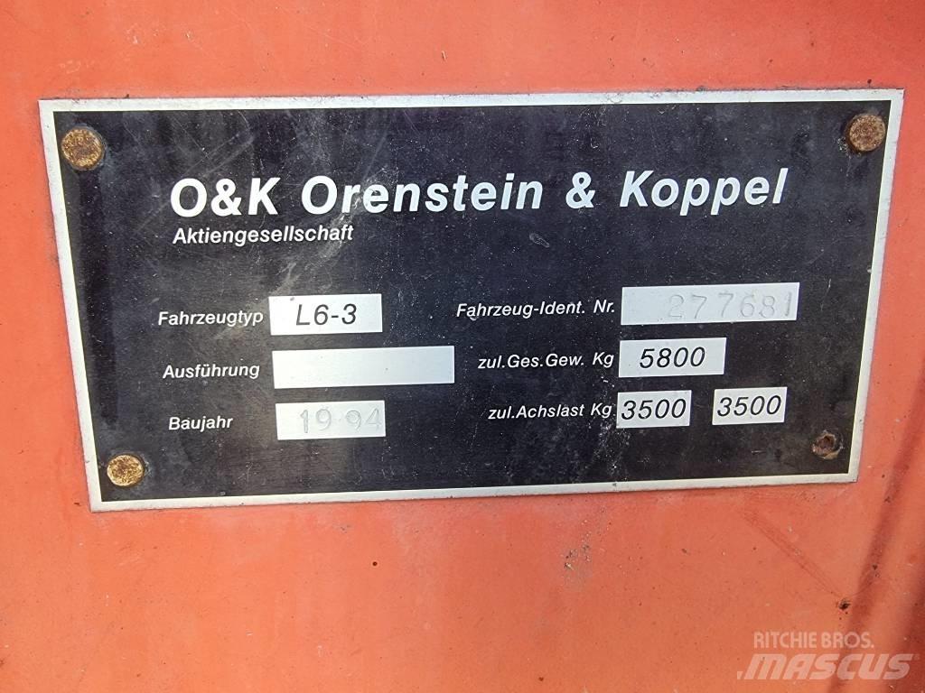 O&K L 6 Naudoti ratiniai krautuvai
