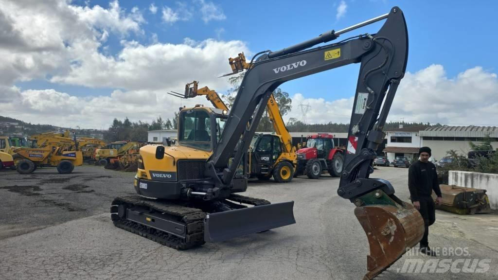 Volvo ECR 88 D Vidutinės galios ekskavatoriai 7-12 t