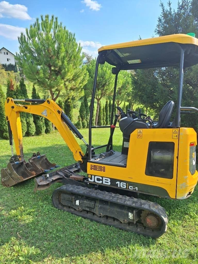JCB 16 C-1 Mini ekskavatoriai < 7 t