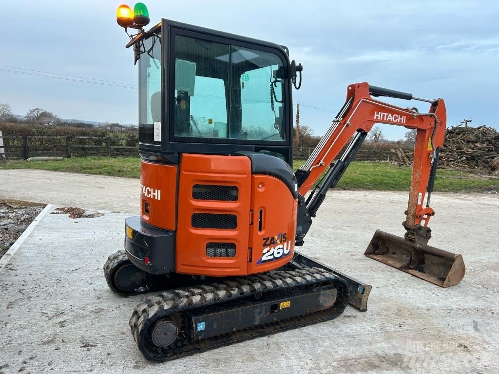 Hitachi ZX 26 U-6 Mini ekskavatoriai < 7 t