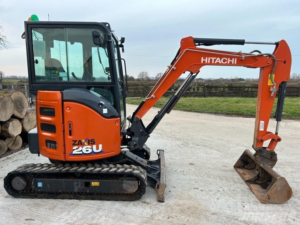 Hitachi ZX 26 U-6 Mini ekskavatoriai < 7 t