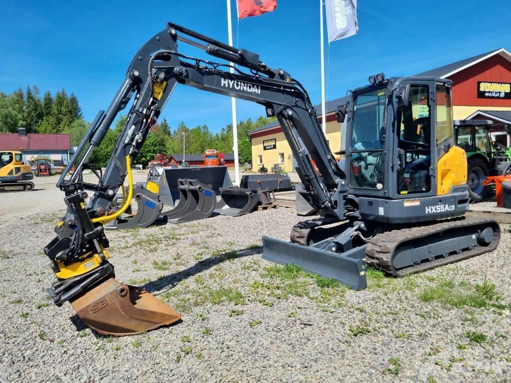 Hyundai HX 55 ACR Mini ekskavatoriai < 7 t