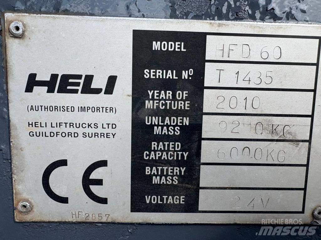 Heli HFD60 Dyzeliniai krautuvai