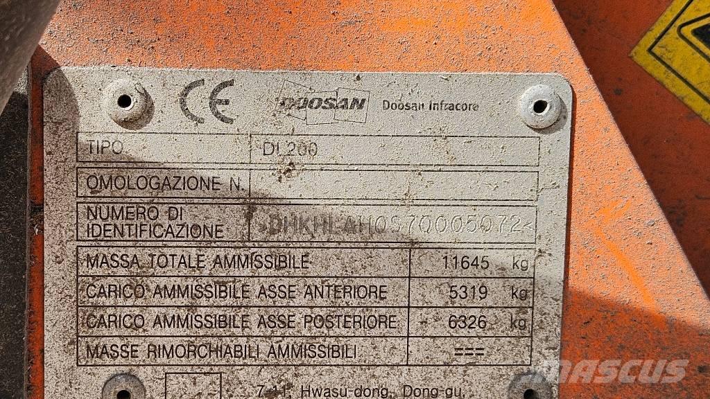 Doorne-Daf DL 200 Naudoti ratiniai krautuvai