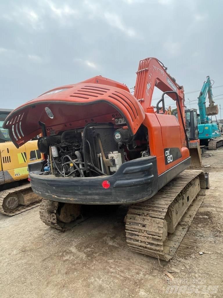 Doosan DX80 Mini ekskavatoriai < 7 t