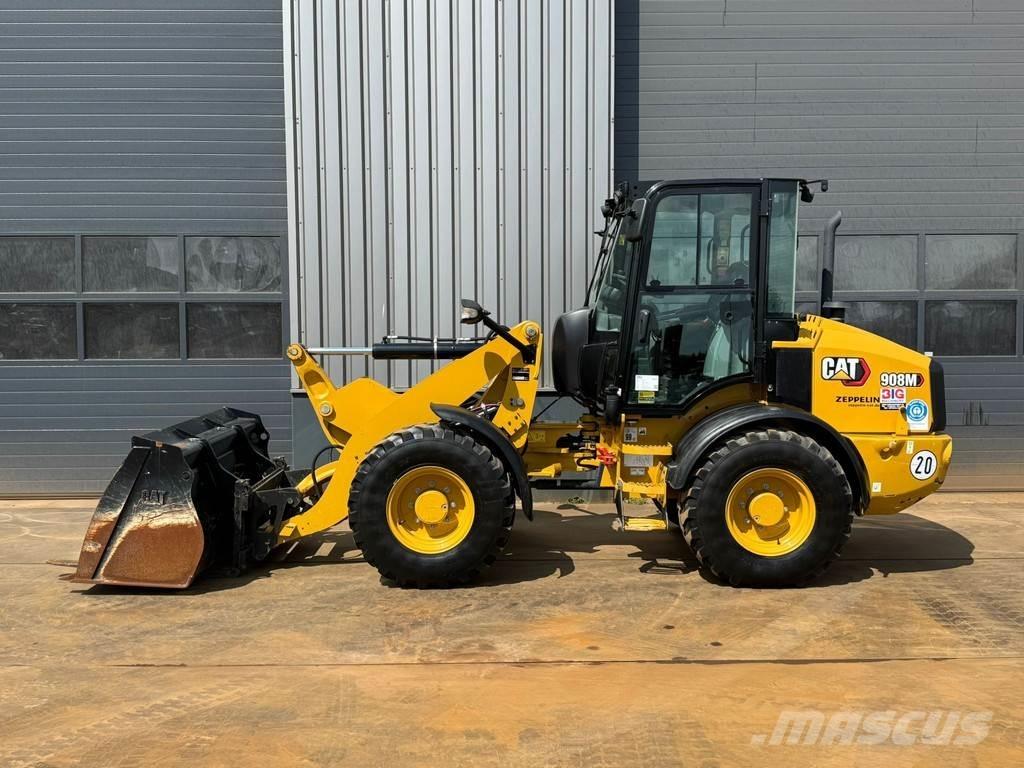 CAT 908M Naudoti ratiniai krautuvai